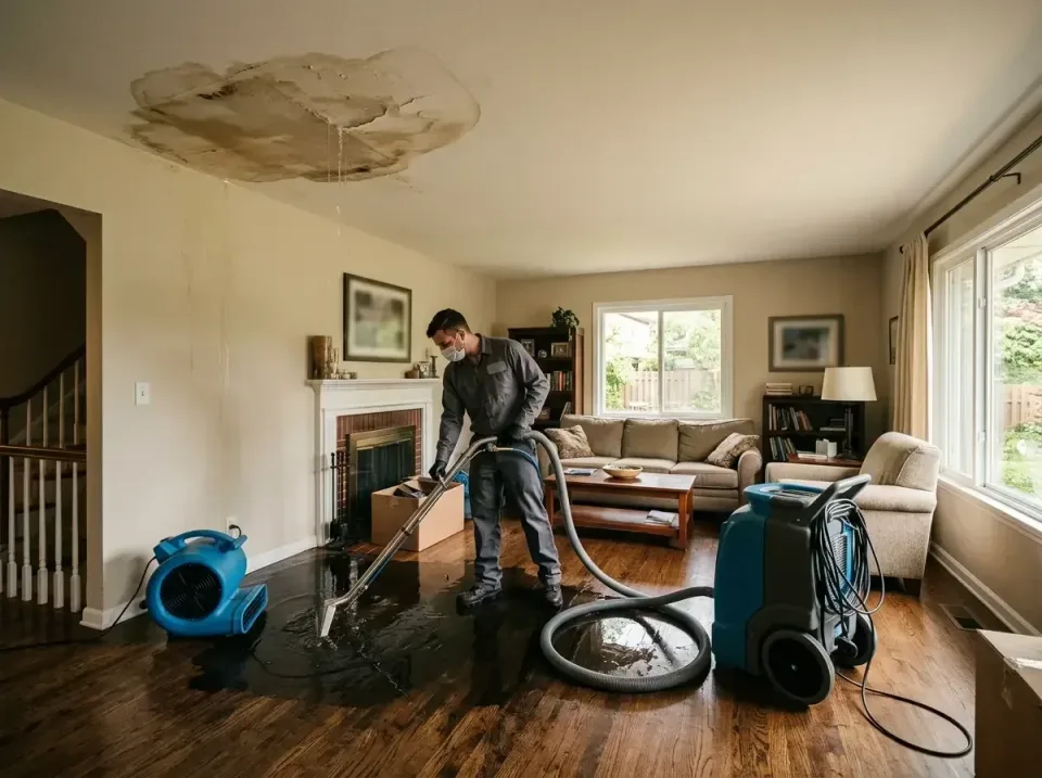 attic-pipe-burst-ceiling-drip-008 — frequently asked questions, Water Damage Restoration & Carpet Care in Fairfield, AL